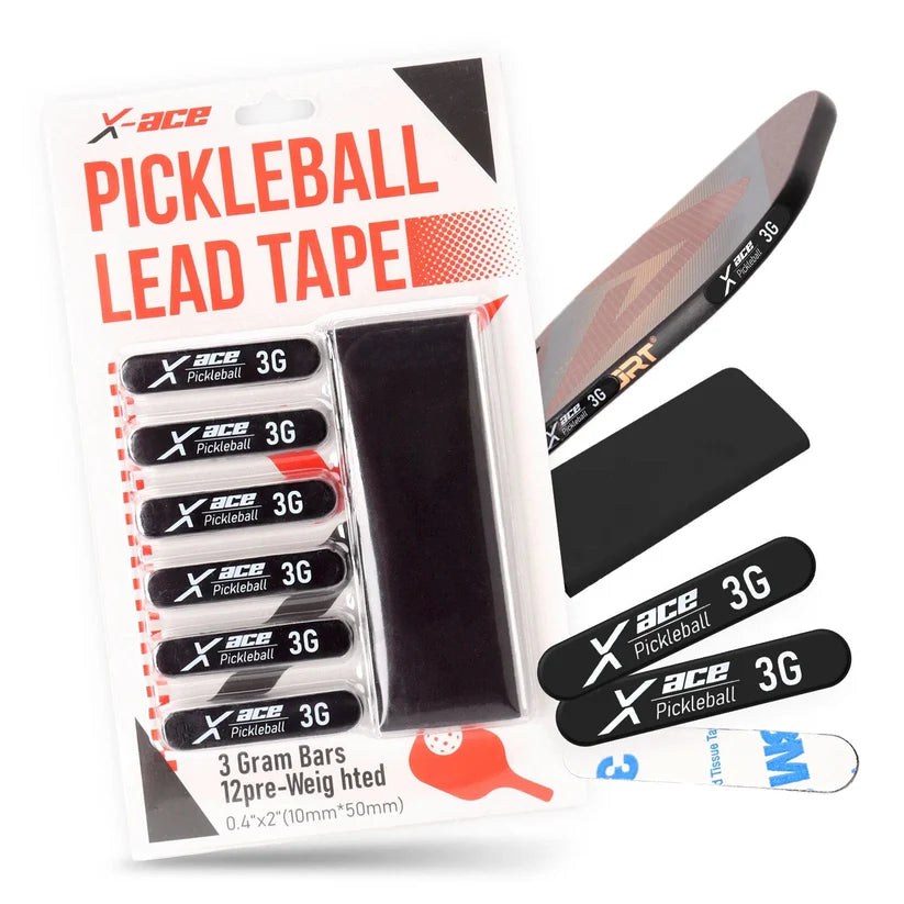 Miếng chì dán vợt Pickleball X-ACE 3gr tăng nặng đầu vợt